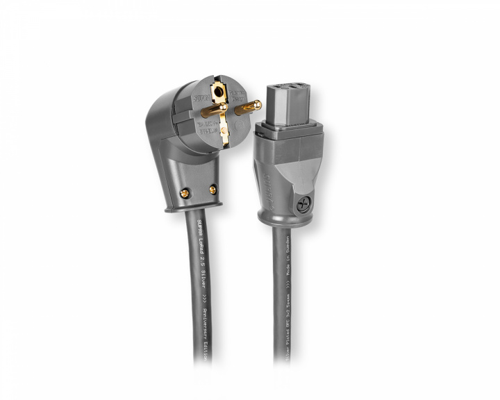 Supra LoRad 2.5 SPC CS-EU CEE Angled Power Cable - 1 meter