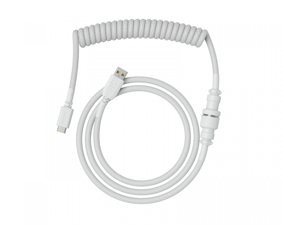 Glorious Coil Cable - Ghost White - MaxGaming.com