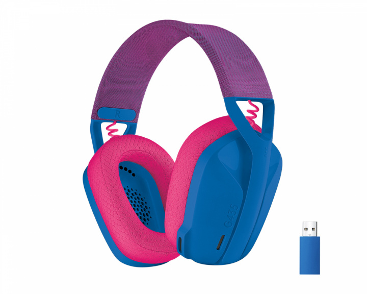 Logitech G435 Lightspeed Trådlös Gaming Headset - Blue