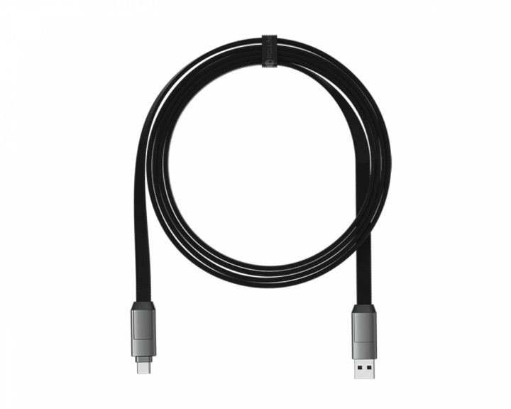 Rolling Square InCharge 6 MAX Charging Cable 1.5m - Mercury Grey