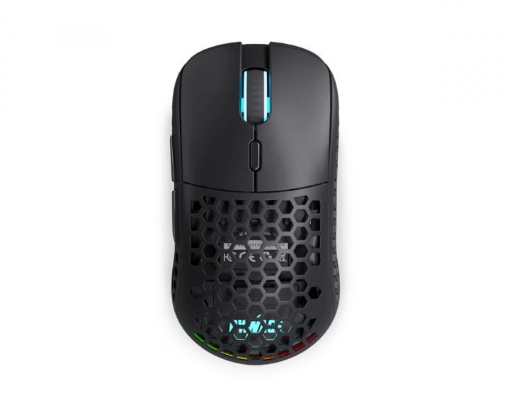 Pwnage Ultra Custom Symm Gen 2 Wireless Gaming Mouse - Honeycomb - Black