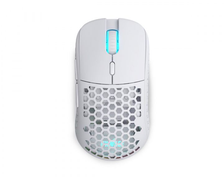 Pwnage Ultra Custom Symm Gen 2 Wireless Gaming Mouse - Honeycomb - White