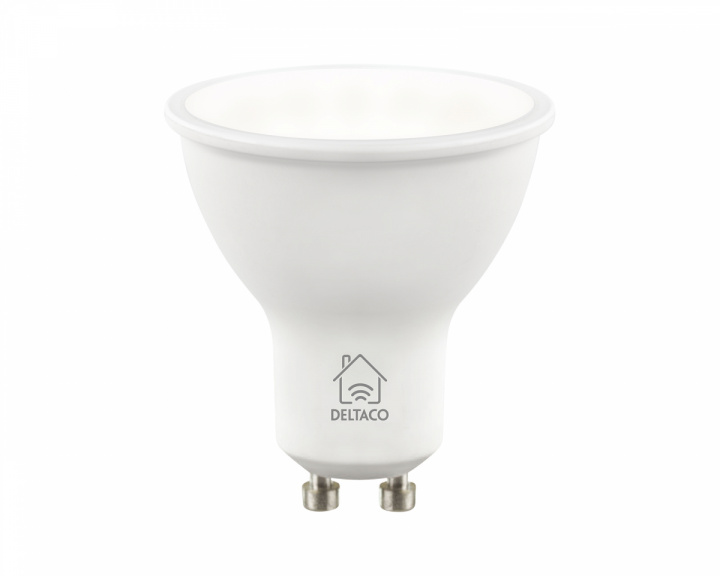 Deltaco Smart Home Smart Light GU10 WiFI, White CCTC, dimmable