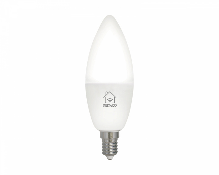 Deltaco Smart Home Smart Light E14 WiFI, White CCTC, dimmable