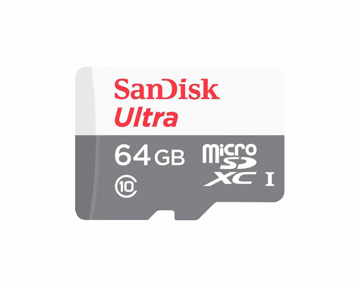 SanDisk Flash Memory Ultra microSDHC microSDXC UHS-I card 100MB/s - 64GB