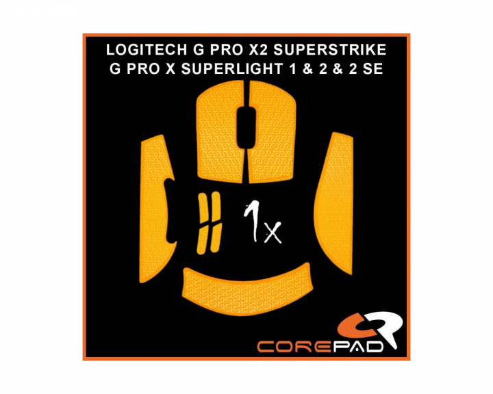 Corepad Soft Grips For Logitech G PRO X SUPERLIGHT 1 / 2 / 2 SE & X2 SUPERSTRIKE