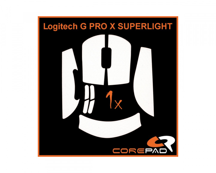 Corepad Soft Grips For Logitech G Pro X Superlight - White