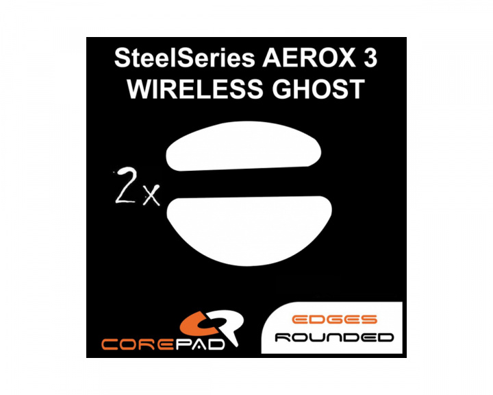 Corepad Skatez PRO 229 For SteelSeries Aerox 3 Wireless Ghost