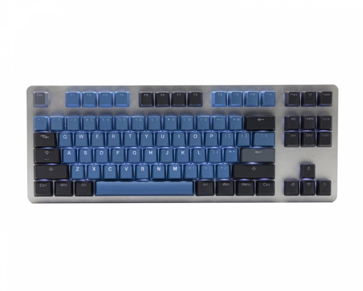 Tai-Hao PBT Doubleshot Shine-through 140-Key Keycap Set - Deep Forest Blue