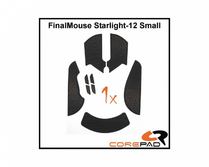 Grips for FinalMouse Starlight-12 - Small - Black in the group PC Peripherals / Mice & Accessories / Grips for mice at MaxGaming (20755)