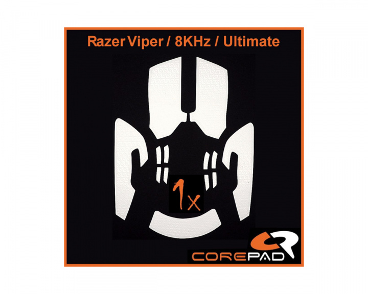 Corepad Grips for Razer Viper/Viper 8kHz/Viper Ultimate - White