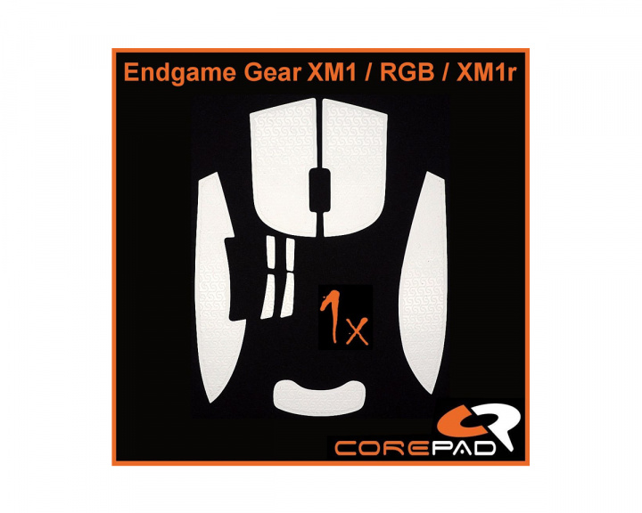 Corepad Grips for Endgame Gear XM1/XM1 RGB/XM1r/XM2w - White