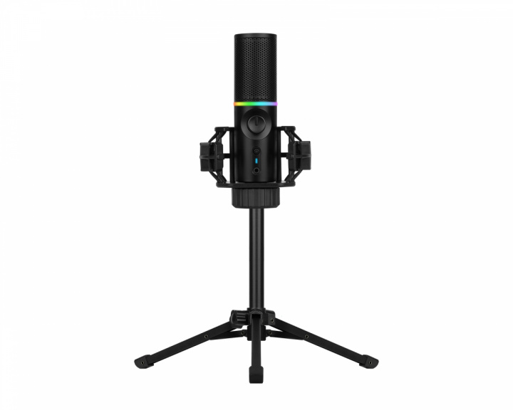 MIC - RGB Tripod Microphone - Black in the group PC Peripherals / Headsets & Audio / Microphones at MaxGaming (20768)