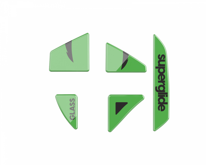 Superglide Glass Skates for Razer Basilisk Ultimate - Green