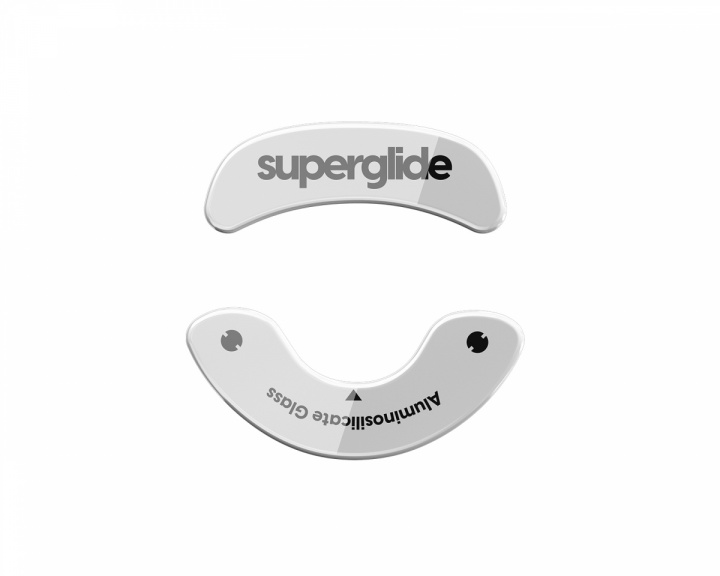 Superglide Glass Skates for Endgame Gears XM1 RGB/XM1r/XM2w - White