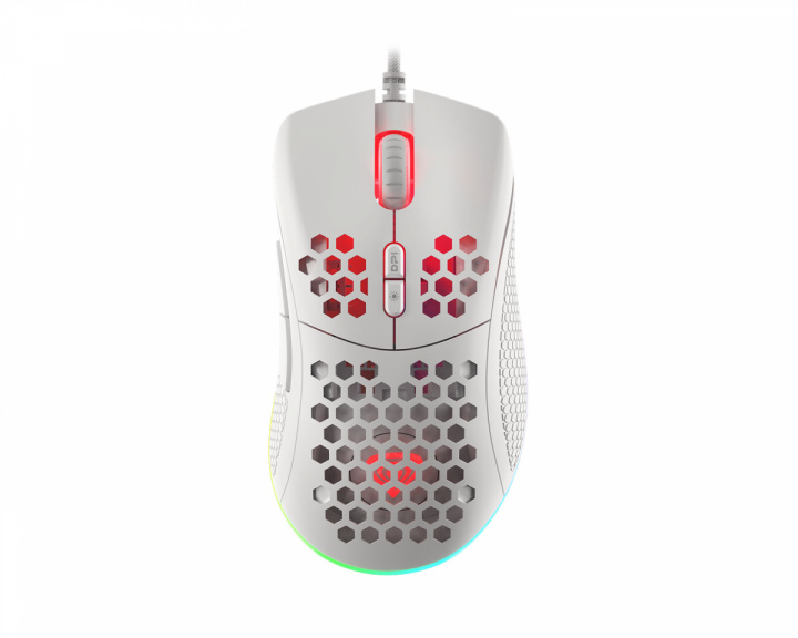 Genesis Krypton 555 Ultralight RGB Gaming Mouse - White