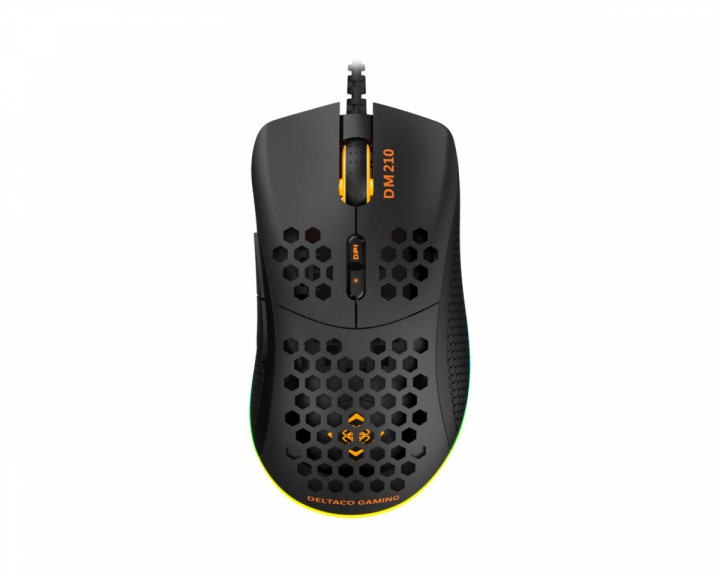 Deltaco Gaming DM210 Ultra-Light RGB Gaming Mouse - Black