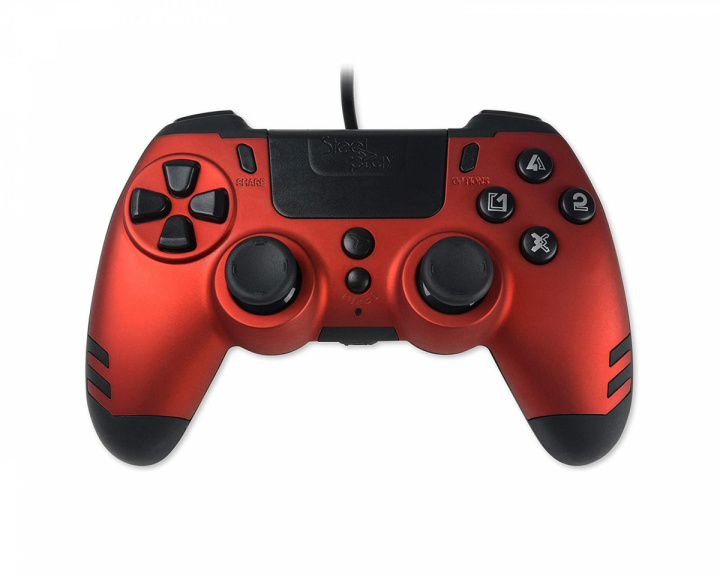 Steelplay MetalTech Wired Controller PS4/PC - Red