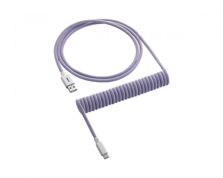 CableMod Classic Coiled Cable USB A to USB Type C, Rum Raisin - 150cm