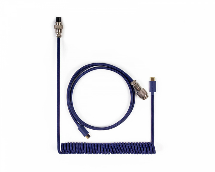 Keychron Custom Coiled Aviator Cable USB-C - Blue
