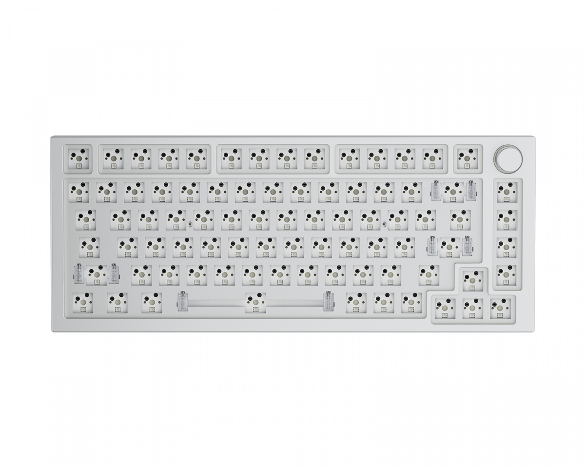 Glorious GMMK Pro 75% Barebone ANSI White Ice - MaxGaming.com