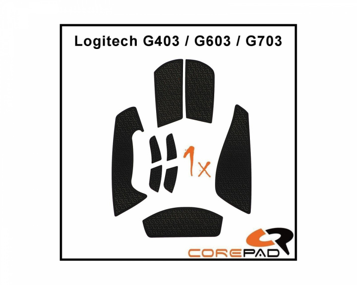 Corepad Soft Grips for Logitech G403/G603/G703 Series - White