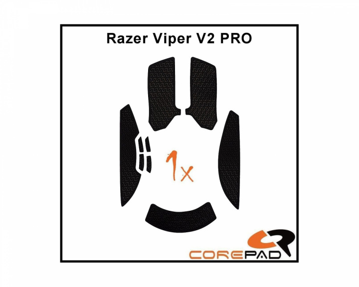 Corepad Soft Grips for Razer Viper V2 Pro Wireless - Black 