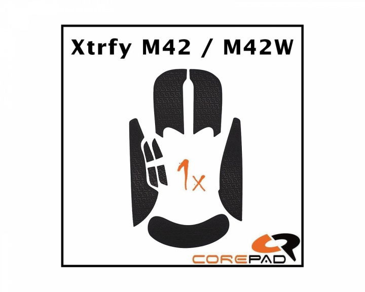 Corepad Soft Grips for Xtrfy M42 Wired/M42W Wireless - Black