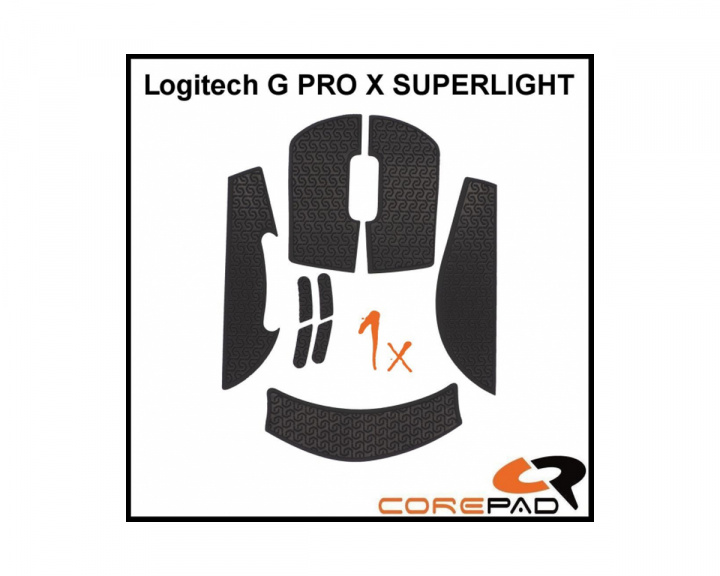 Corepad Soft Grips for Logitech G Pro X Superlight - Red
