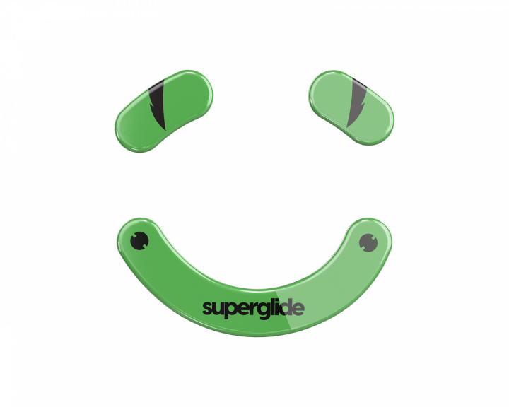 Superglide Glass Skates for Razer DeathAdder V3 Pro - Green