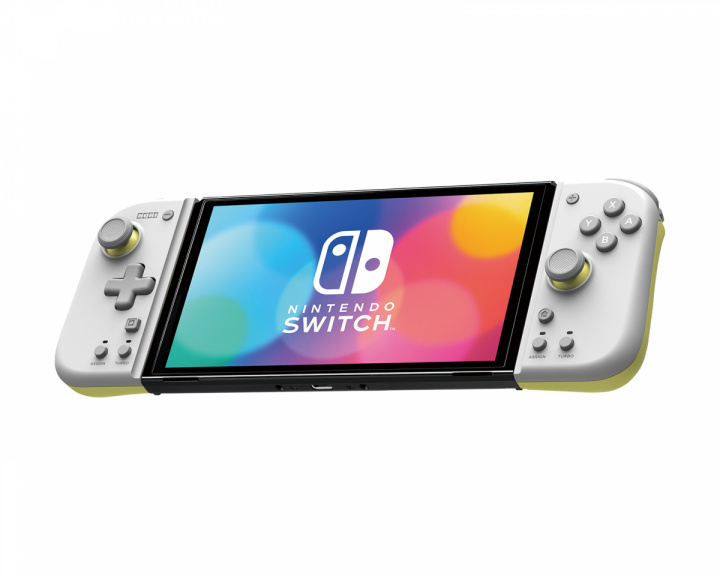 Hori Switch Split Pad Compact Controller - Light Grey/Yellow