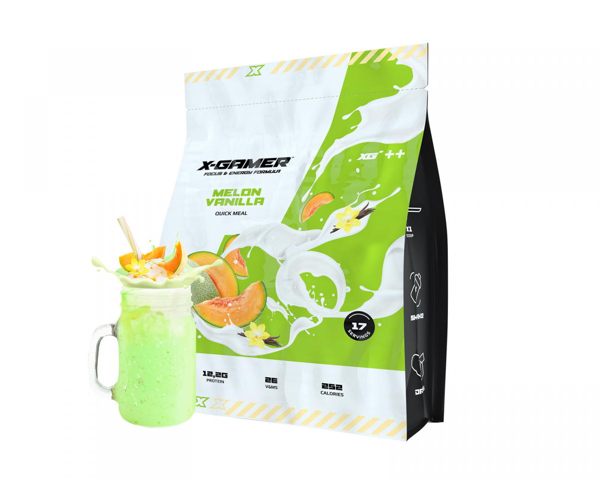 X-Gamer Quick Meal Melon & Vanilla - (17 Servings / 1190g