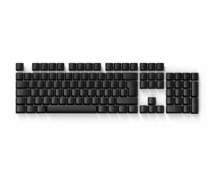 Pulsar ABS Basic Keycaps 104 Set [ISO UK/ISO] - Black