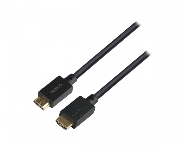 Deltaco 8K Ultra High Speed LSZH HDMI-cable 2.1 - Black - 5m