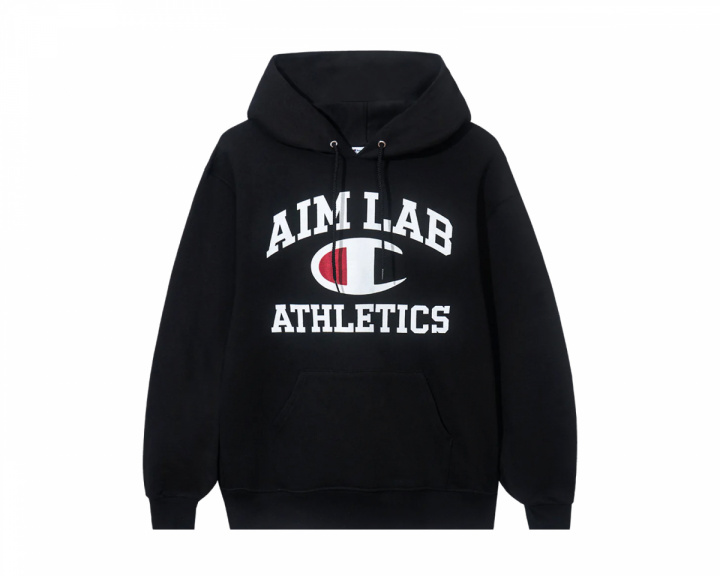 Aim Lab x Champion - Black Hoodie - Small