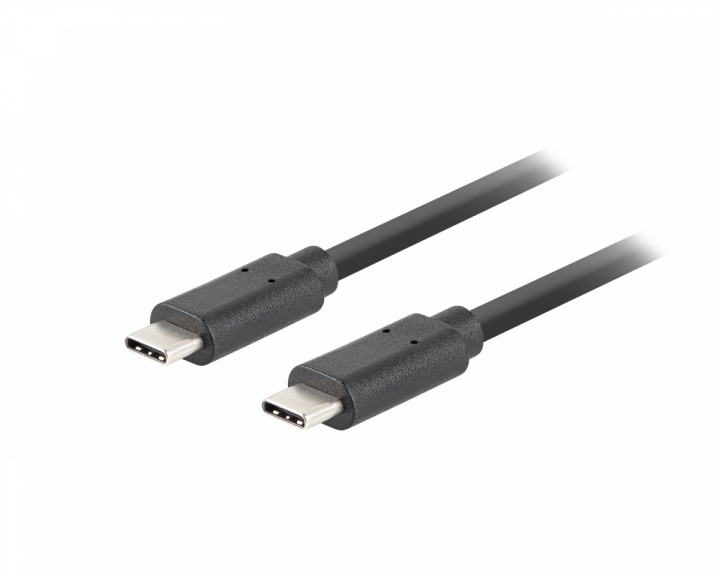 Lanberg USB-C Cable 3.1 Gen 2 (10GB/s) PD100W Black - 1m