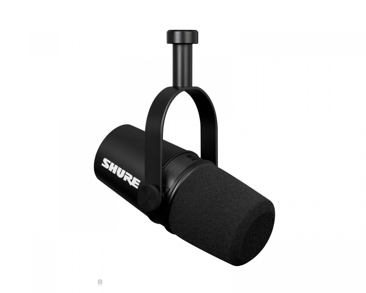 Shure MV7X XLR Podcast Microphone - Black - MaxGaming.com