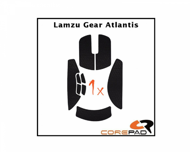 Corepad Soft Grips for Lamzu Atlantis - White