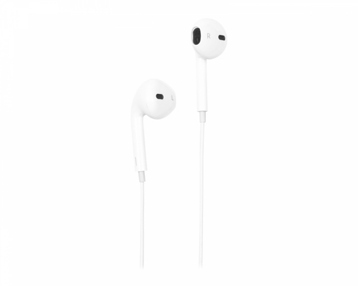 STREETZ In-Ear Headphones, 3 Buttons, USB-C - White