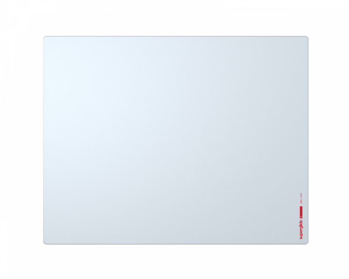 Superglide Glass Mousepad - L - White