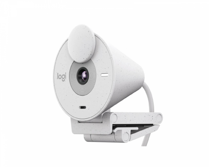 Logitech Brio 300 Full HD Webcam - Off White 