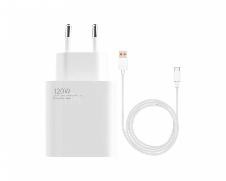 Xiaomi Charging Combo EU - 120W Travel Charger & USB-C Cable 1m - White