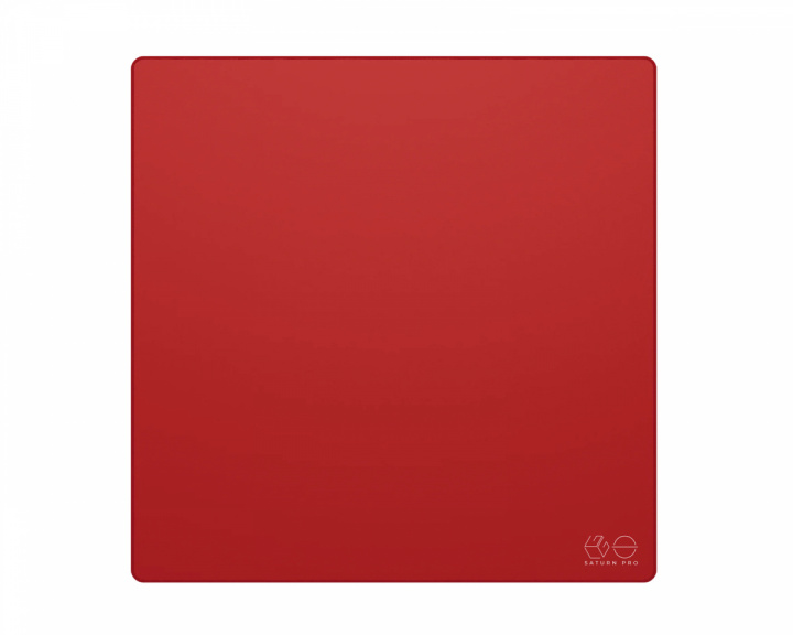 Lethal Gaming Gear Saturn PRO Gaming Mousepad - XL Square - Soft - Red