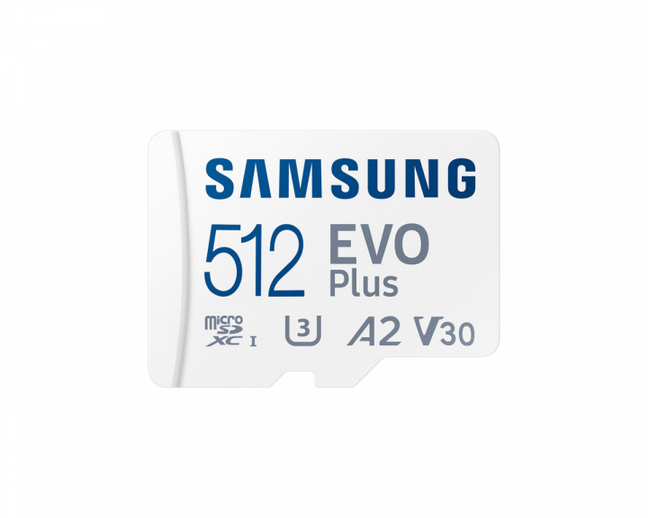 Samsung EVO Plus microSDXC 512GB & SD adapter - Flash Memory Card