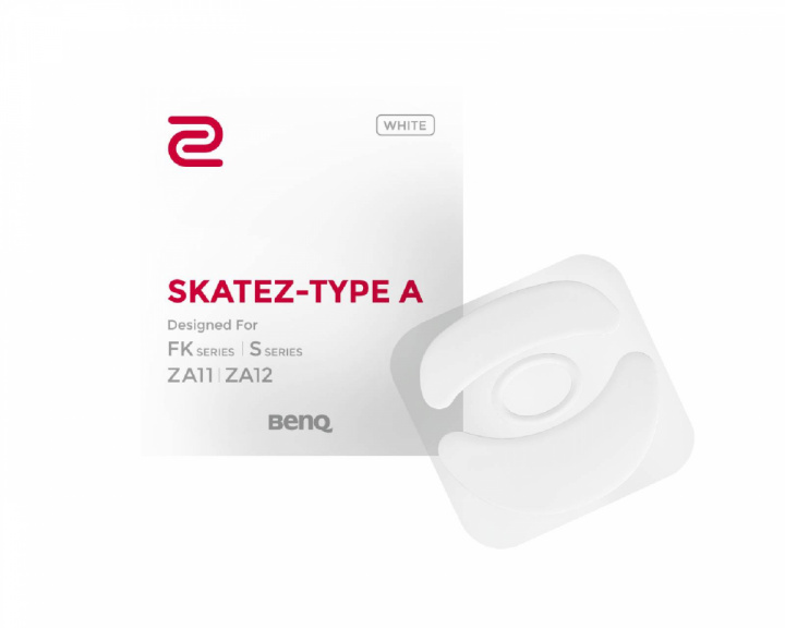 ZOWIE by BenQ Speedy Skatez - Type A  FK- & S-series, ZA11/ZA12 - White