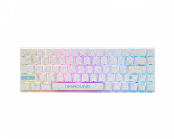 Higround SKYSTONE Base 65 Gaming Keyboard - Hotswap [White Flame]