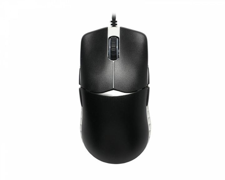 Ducky Feather Black & White Ultralight Gaming Mouse - Omron 60M Micro