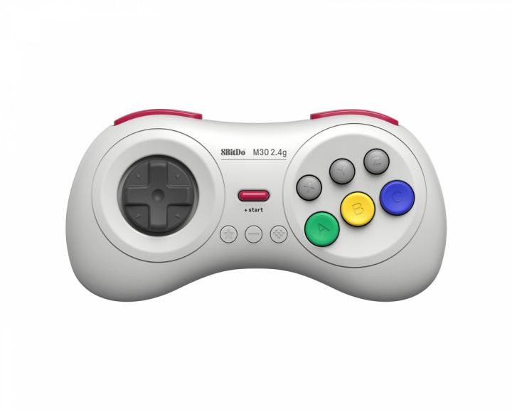 8Bitdo M30 2.4G Wireless Gamepad - White