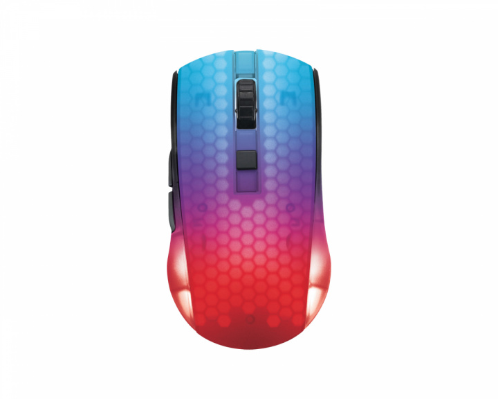 Deltaco Gaming DM320 Wireless Semi-Transparent RGB Gaming Mouse - Black