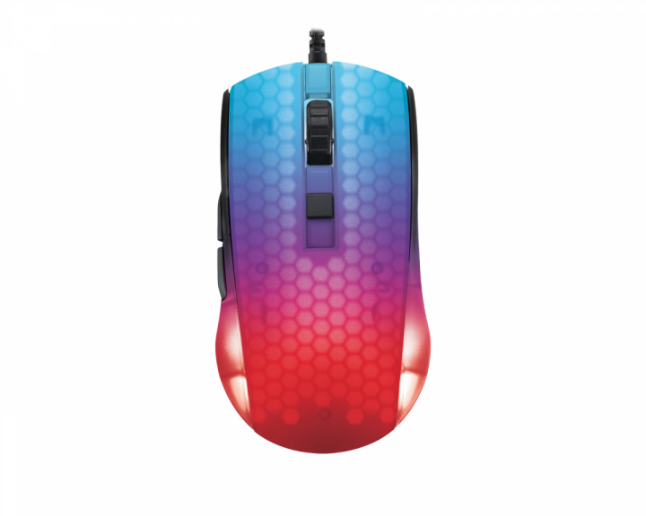 Deltaco Gaming DM310 Semi-Transparent RGB Gaming Mouse - Black